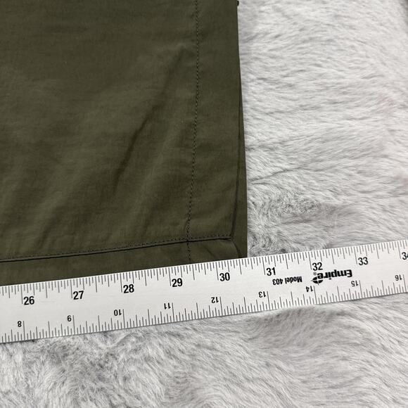 North Face Convertible Pants Mens 36 Green Zip Off Nylon Hiking Outdoor Belted - Picture 15 of 15